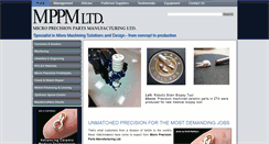 Desktop Screenshot of microprecisionparts.com